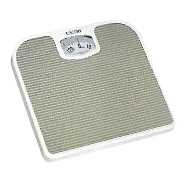 Μηχανική Ζυγαριά Μπάνιου CAMRY Λευκή/Γκρι 24.3x26.8x4.2cm